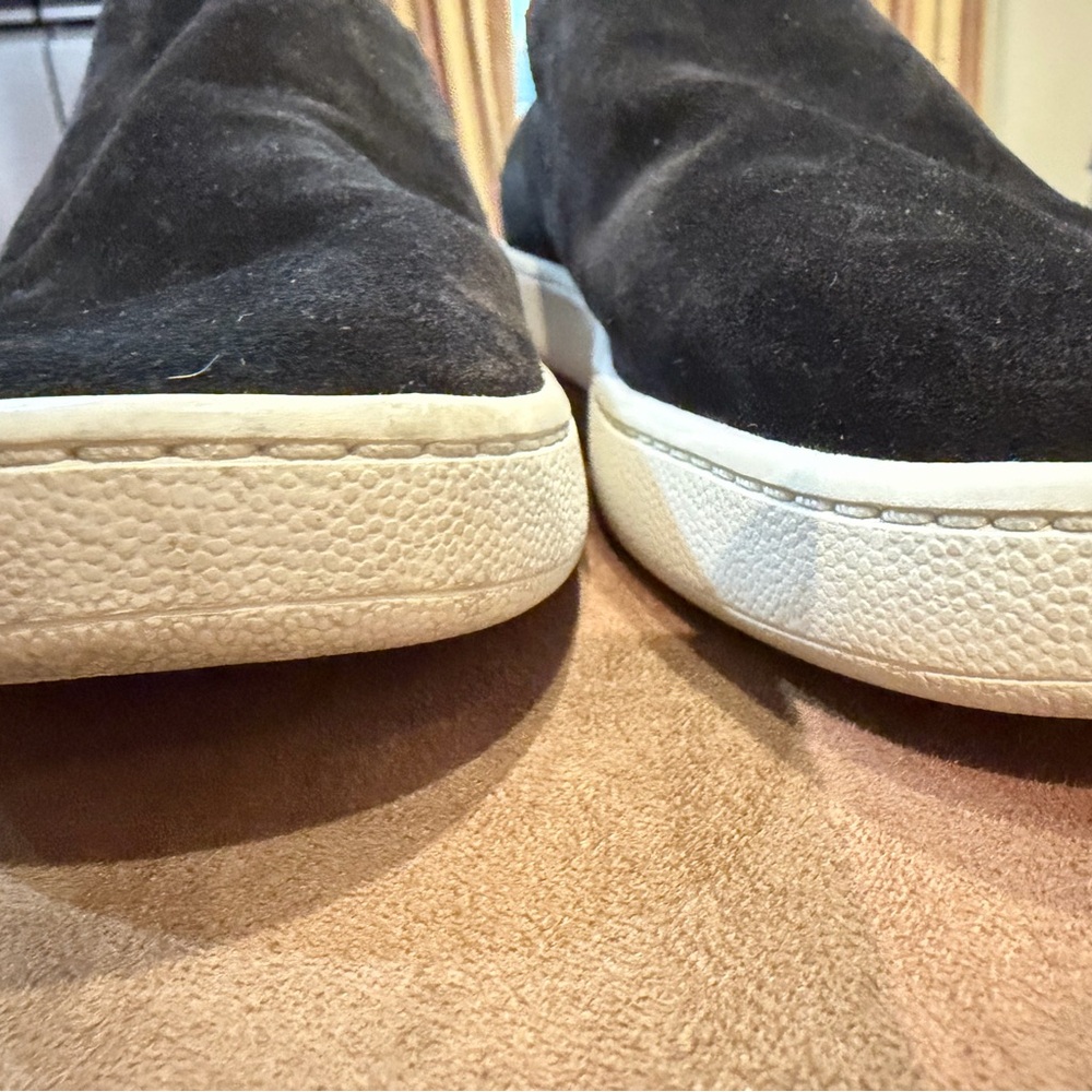 Vince Black and White Mules